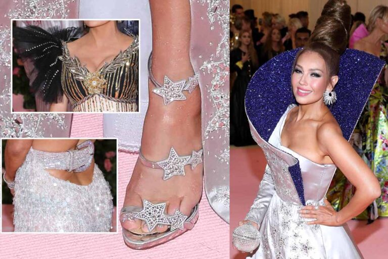 Vamos a ver cada detalle de Thalía, J.Lo y Salma en el MET Gala