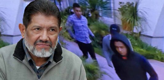 Osorio dio a conocer imágenes de los ladrones tomadas por sus cámaras de seguridad