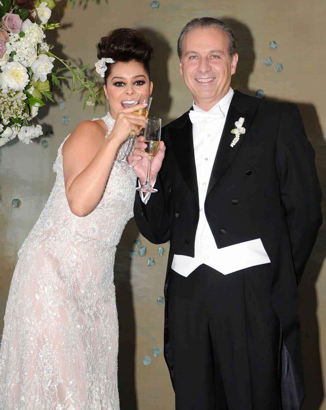 Yadhira Carrillo se casó con el abogado Juan Collado en 2012