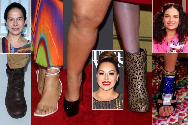 Estos famosos fueron a eventos y alfombras rojas con zapatos 'de la patada'