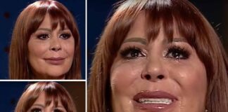 Alejandra Guzmán lloró en varias ocasiones durante la entrevista