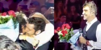 La reacción de "El Potrillo" al ser apapachado por un fan