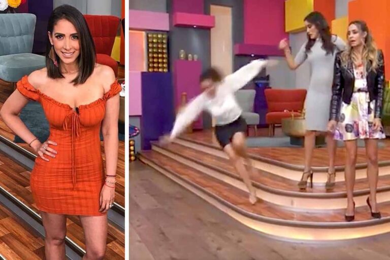 La caída de Cynthia fue muy comentada en las redes sociales