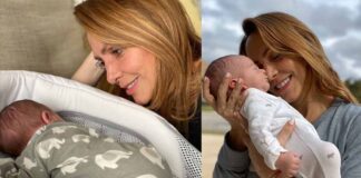 Erika y su bebé Emiliano