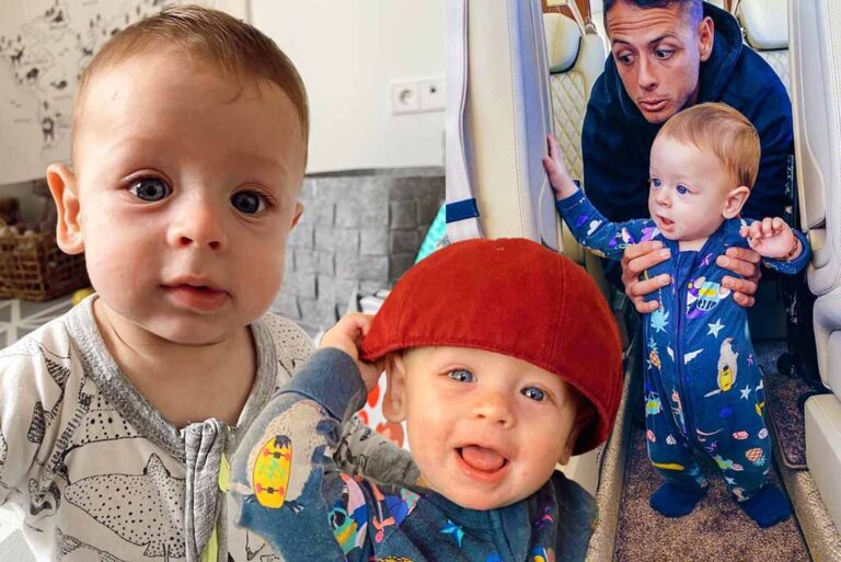 Las más tiernas fotos del hijo del 'Chicharito': ¡Está para comérselo!