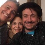 Martín Berlanda, la anfitriona Paty Lavalle y Ricky Luis