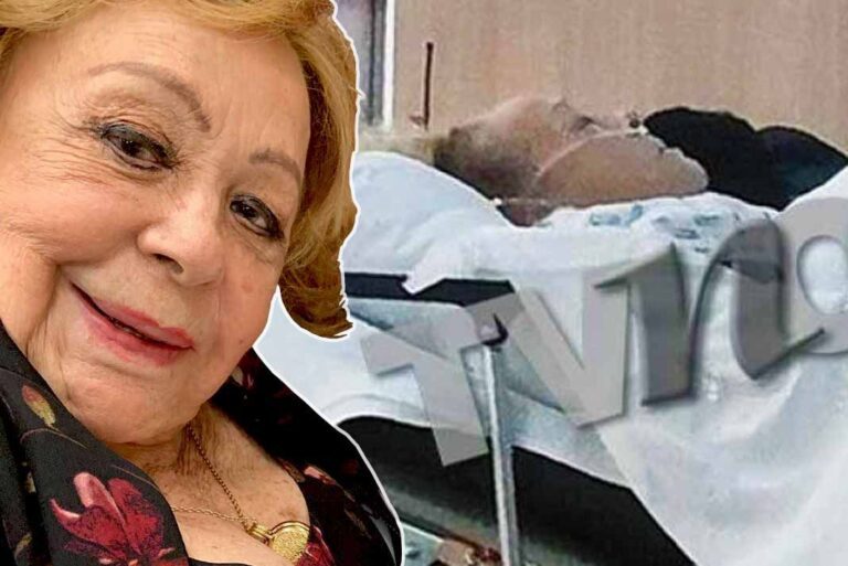 Publican fotos de Silvia Pinal hospitalizada, rodeada de sus hijos