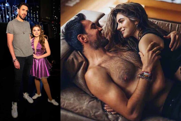 Sofía Castro y su novio