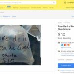 Para que vean que es verdad que se vende online el supuesto aire de La Rosa de Guadalupe en una bolsa de plástico
