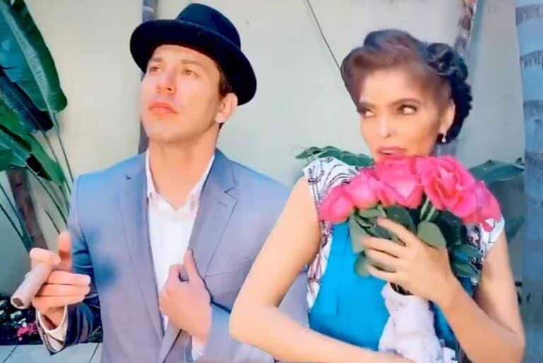 El video de Ana Bárbara y su novio como Doña Florinda y El Profesor Jirafales