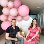 Michelle Galván y su esposo Fernando Guajardo fueron los anfitriones virtuales del baby shower de impacto