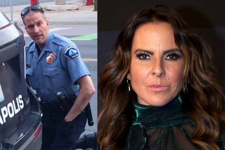 Kate del Castillo llora y muestra qué le haría al policía que mató a Floyd ?