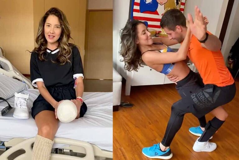 Ex Mis Colombia ya baila merengue a 3 semanas que amputaran su pierna
