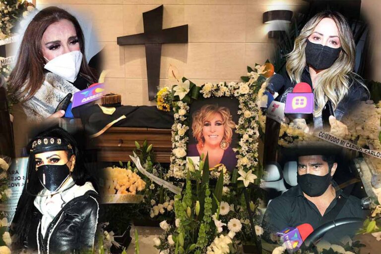 De Andrea Legarreta a Lucía Méndez, las estrellas acuden a despedir a Magda Rodríguez