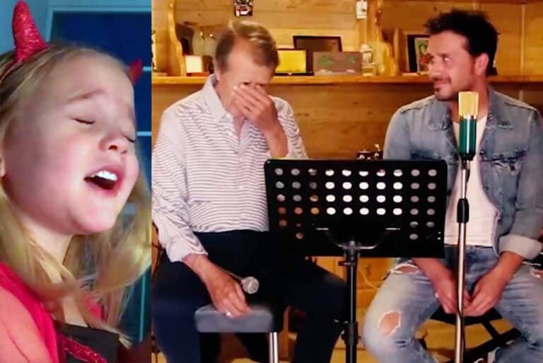 Napoleón rompe en llanto: ¿La razón? Oigan cantar a su hijo y a su nieta