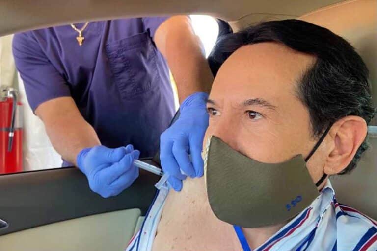 Origel recibirá segunda vacuna contra el Covid en Miami: