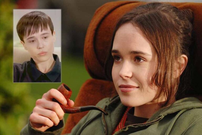 El actor trans Elliot Page se muestra sin camiseta tras quitarse el busto