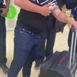 La seguridad del aeropuerto mostró a Jesús Mendoza la grabación donde Mayeli empuja a la empleada