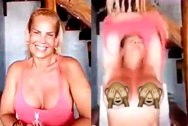 Escándalo: Niurka Marcos se desnuda en plena entrevista de televisión