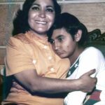 Cuatro días antes de su derrame, Carmen posteó esta foto con su hijo Pedrito
