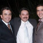 Los tres Potrillos: Vicente Jr, Gerardo y Alejandro Fernández
