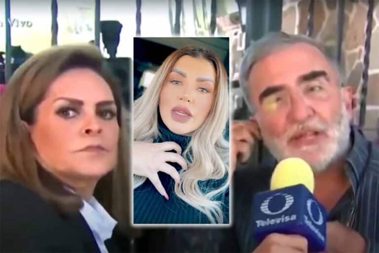 Con miedo a ser cacheteada, Mara Patricia Castañeda entrevista a su ex Vicente Fernández Jr.