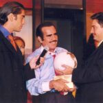 Vicente con sus hijos menores, Alejandro y Gerardo