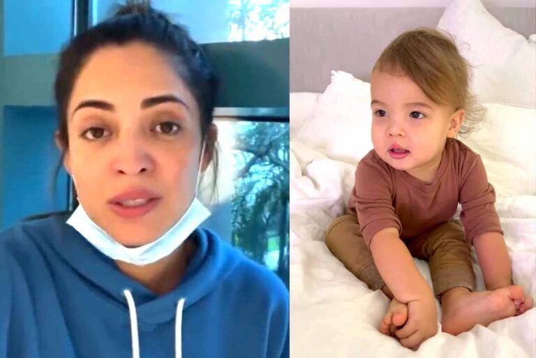 Al borde del llanto, Pamela Silva pide orar por su hijo, quien fue operado de emergencia