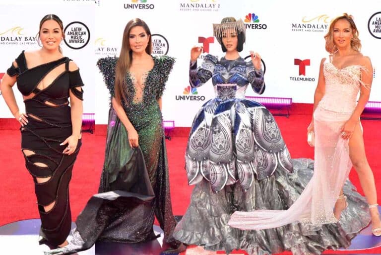 Lo mejor y lo grotesco en la alfombra roja de los Latin AMAs