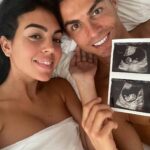 Georgina y Cristiano dieron a  conocer la llegada de sus gemelos en un post en  octubre