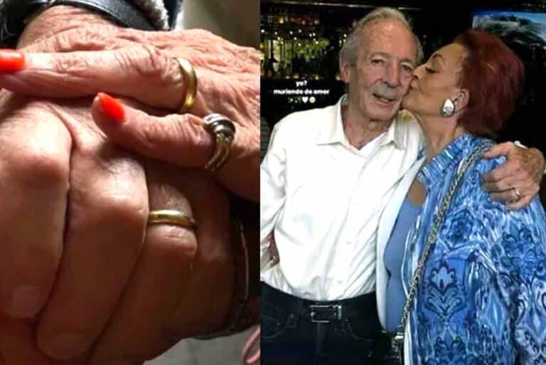A 4 meses de conocerlo y a sus 77 años, Talina Fernández recibe anillo de su novio de 80 😍