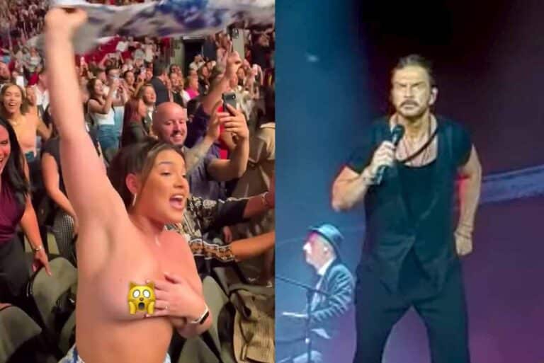 Cubana se desnuda ante Arjona, teniendo a su marido y su suegra al lado 🙈