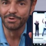 Eugenio mostró en pantalla el video Tik Tok de su hijo José Eduardo bailando con Victoria Ruffo