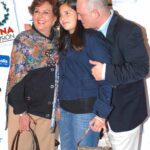 Coco Levy, en una alfombra roja hace algunos años, con su madre Talina Fernández y su sobrina María, hija de su fallecida hermana Mariana Levy