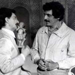 El actor lo recordamos por una gran cantidad de telenovelas: aquí junto a Sergio Jiménez en "La Traición", de 1984