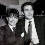 Verónica acompañó a su entonces pareja Omar Fierro, a la presentación de la telenovela "Cuando Llega el Amor", que él protagonizó en 1989