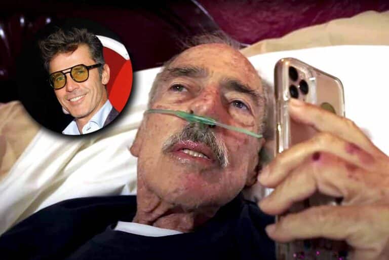 Ya sin fuerzas, Andrés García le envía durísimo mensaje a su hijo Leonardo