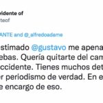 Jorge Clarividente publicó tuits advirtiendo a Gustavo Adolfo Infante las intenciones de Adame