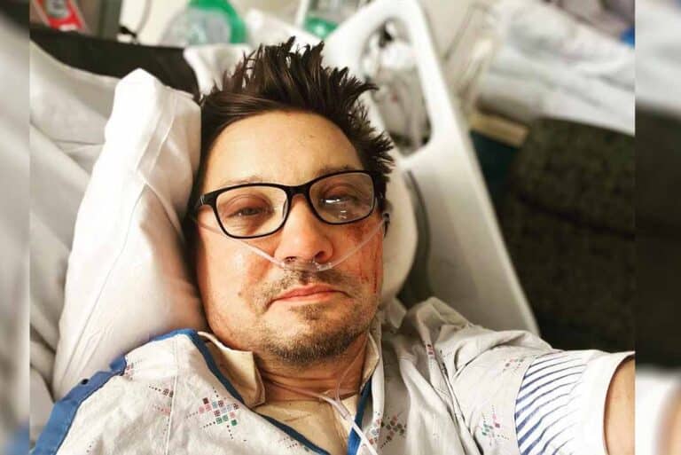 Así luce Jeremy Renner tras su terrible accidente con camión para quitar nieve