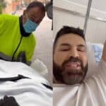Y finalmente fue llevado al hospital e intervenido de su pie izquierdo la mañana del 30 de diciembre, lo que le permitió pasar "noche vieja" en casa, con su familia
