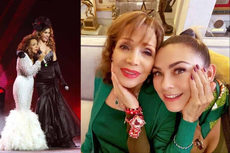 A sus 96 años, María Victoria supervisa su bioserie, donde Aracely Arámbula la interpretará