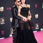 Christian Nodal y su novia ya habían levantado sospechas de embarazo en febrero pasado en Premio Lo Nuestro