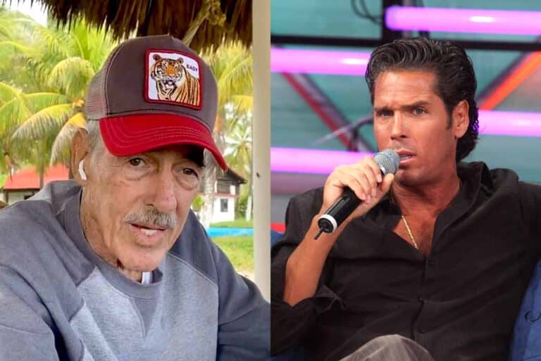 Hasta después de muerto, Andrés García defiende a su viuda de Palazuelos, en video póstumo