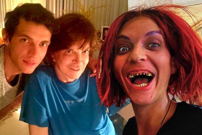 Preocupa salud mental del hijo de Camilo Sesto: sin dientes, en tanga y vestido de mujer