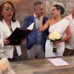 Lo que los invitados no sabían, era que ahí mismo los actores se casarían por lo civil