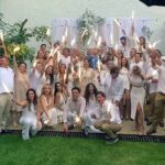 Invitados del medio artístico como Jorge Salinas, Elizabeth Álvarez, Vica Andrade, Memo del Bosque y Roberto Gómez Fernández asistieron al enlace