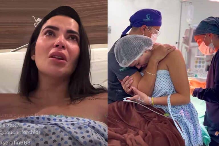 A Dania Méndez le estalló un implante de seno en pleno reality de Telemundo