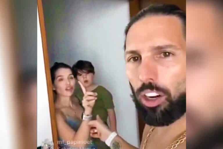 Exhiben a Poncho de Nigris peleando con su esposa y amenazando a su hijo con nalguearlo