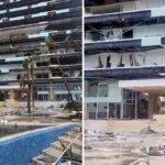 Todos los edificios de la zona turística de Acapulco, donde varios famosos tienen apartamentos, sufrieron serios daños, quedando algunos completamente destruidos
