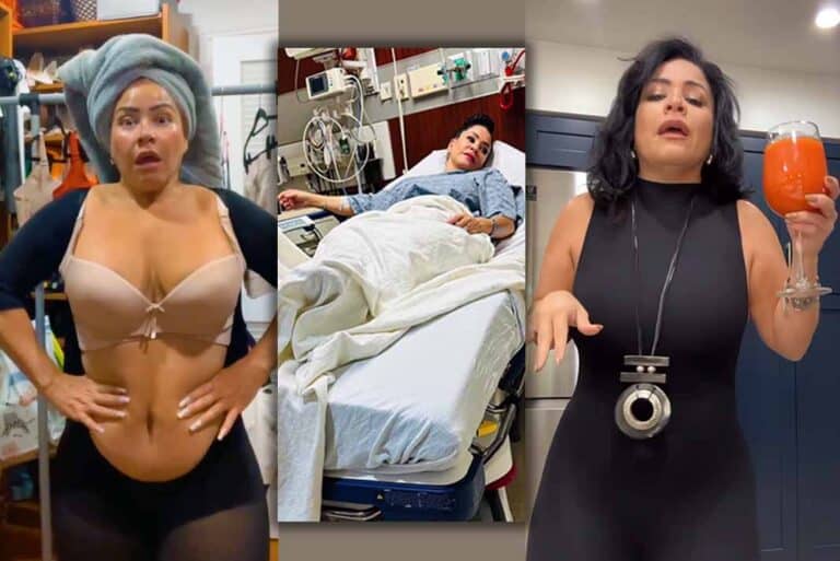 Carolina Sandoval fue internada de emergencias por una enfermedad que la hizo bajar 16 libras